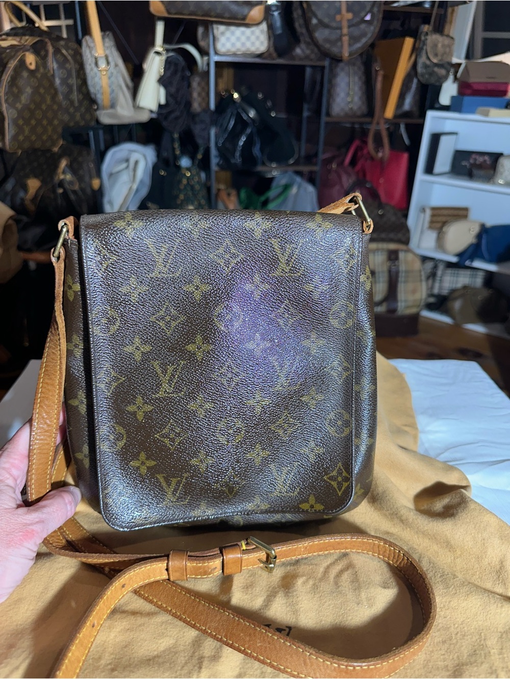 Louis Vuitton Brown Musette Salsa Monogram Canvas Crossbody Bag